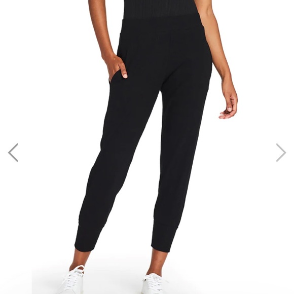 Vitamin A Catalina Black Organic rib west jogging pants with pockets Size Large - Picture 2 of 13